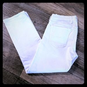 Lucky Brand White Cropped Jeans